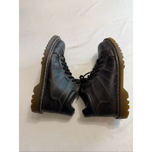 Dr. Martens Men’s Harrisland Black Leather Lace Up Boots Size 9 M main image 9